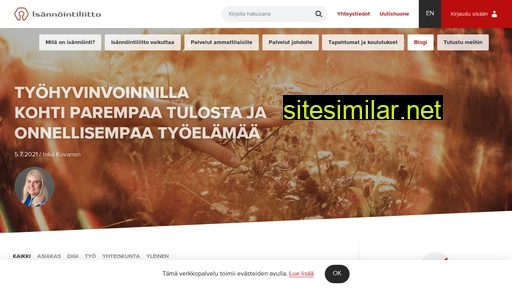 isannointiliitto.fi alternative sites