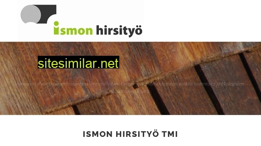 ismonhirsityo.fi alternative sites