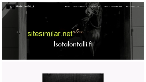 isotalontalli.fi alternative sites
