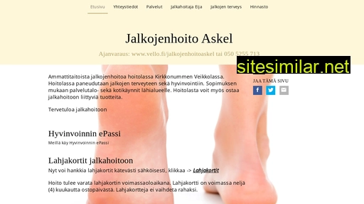 jalkojenhoitoaskel.fi alternative sites