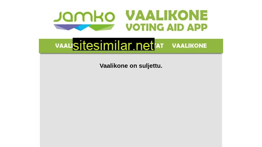 jamkonvaalikone.fi alternative sites