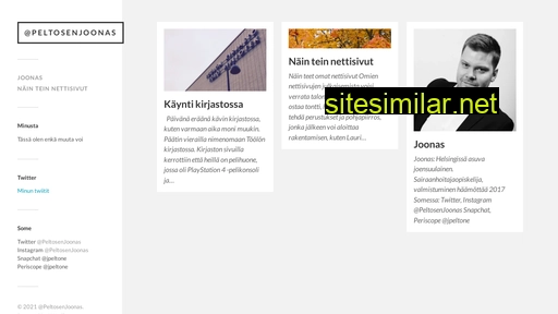 joonaspeltonen.fi alternative sites
