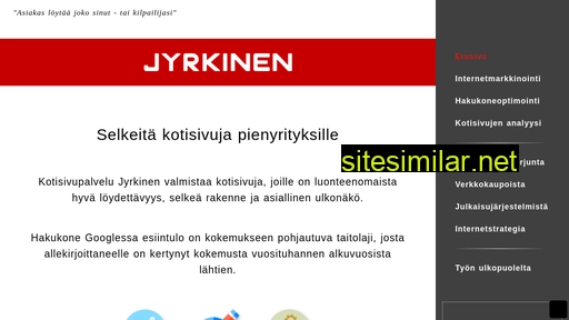 jyrkinen.fi alternative sites