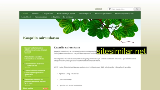 kaapelinsairauskassa.fi alternative sites