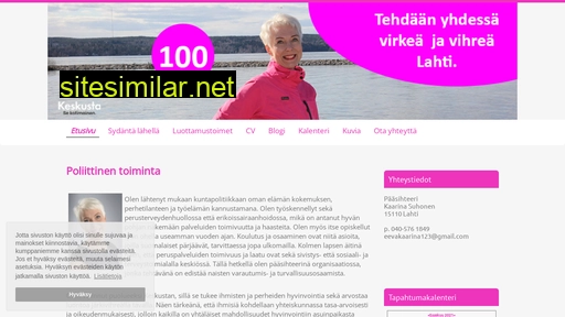 kaarinasuhonen.fi alternative sites