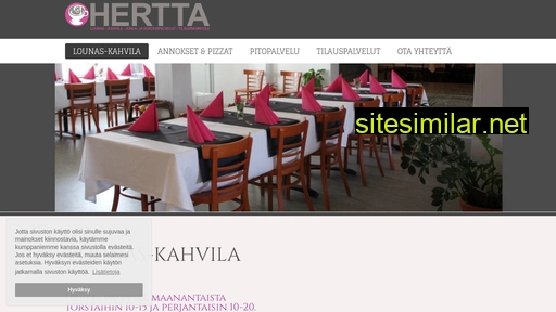 kahvilahertta.fi alternative sites