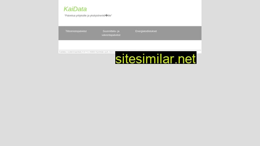 kaidata.fi alternative sites