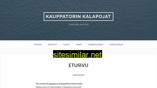 kalapojat.fi alternative sites