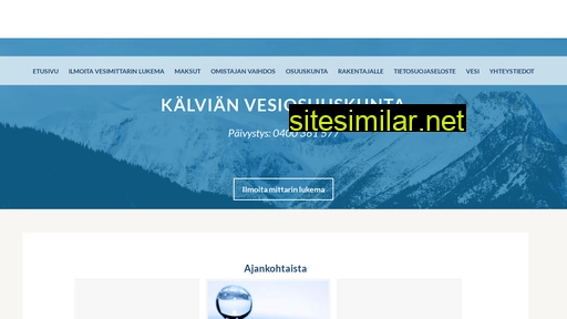kalvianvesi.fi alternative sites
