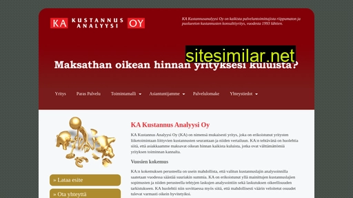ka-kustannusanalyysi.fi alternative sites