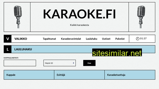 Karaoke similar sites