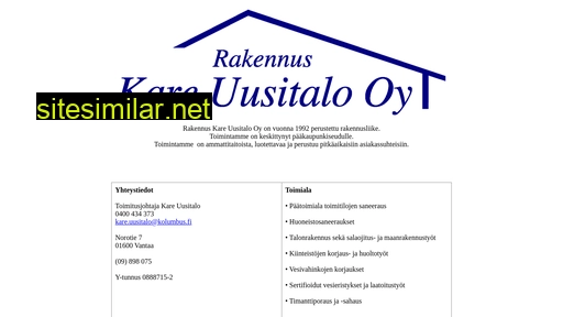 kareuusitalo.fi alternative sites