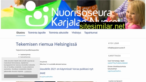 karjalannuoret.fi alternative sites