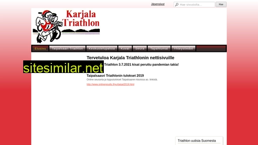 karjalatriathlon.fi alternative sites