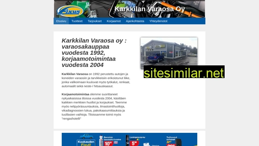 karkkilanvaraosa.fi alternative sites