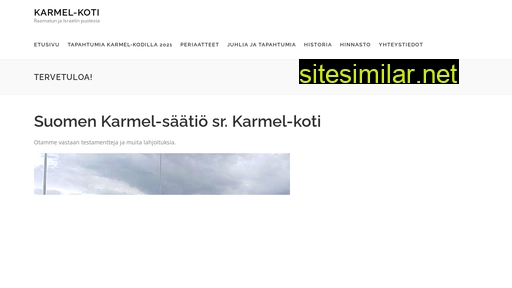karmelkoti.fi alternative sites