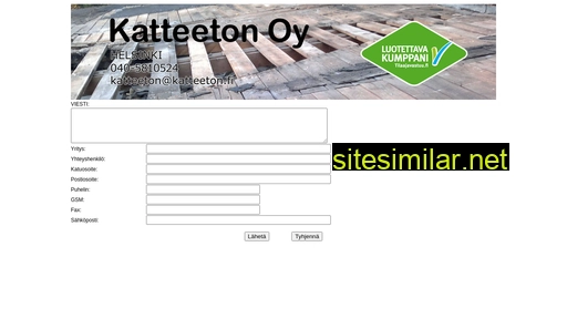 katteeton.fi alternative sites