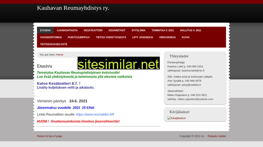 kauhavanreumayhdistys.fi alternative sites