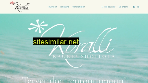 kauneushoitolakoralli.fi alternative sites