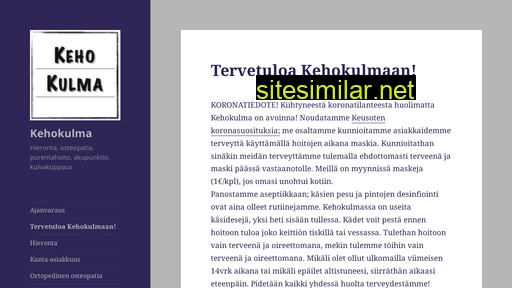 kehokulma.fi alternative sites