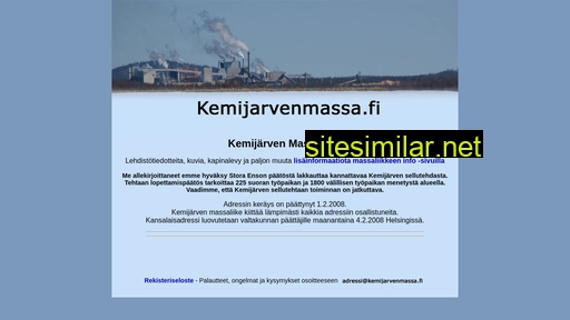 kemijarvenmassa.fi alternative sites