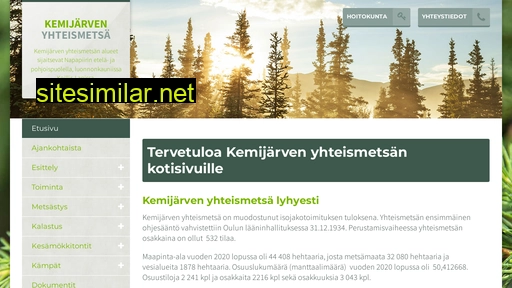 kemijarvenyhteismetsa.fi alternative sites
