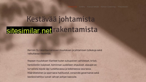 kerroin.fi alternative sites