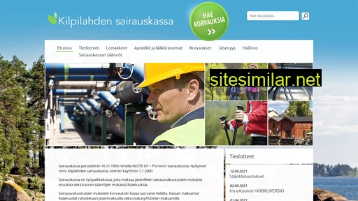 kilpilahdensairauskassa.fi alternative sites