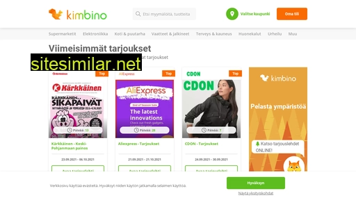 kimbino.fi alternative sites