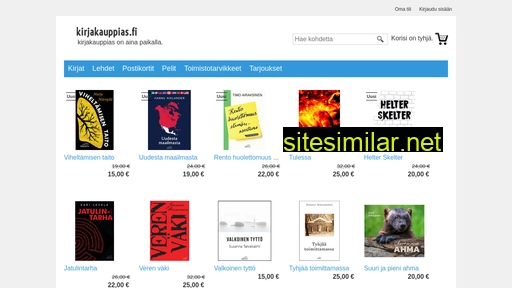 kirjakauppias.fi alternative sites
