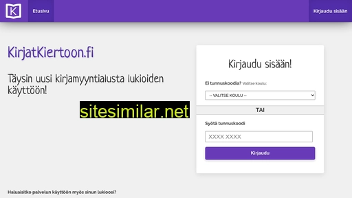 kirjatkiertoon.fi alternative sites