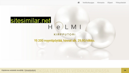 kirpputorihelmi.fi alternative sites