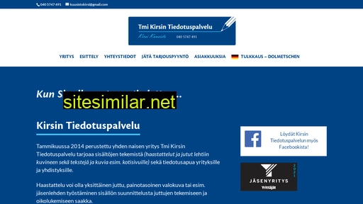 kirsintiedotuspalvelu.fi alternative sites