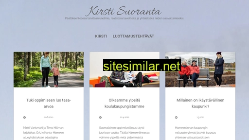 kirstisuoranta.fi alternative sites