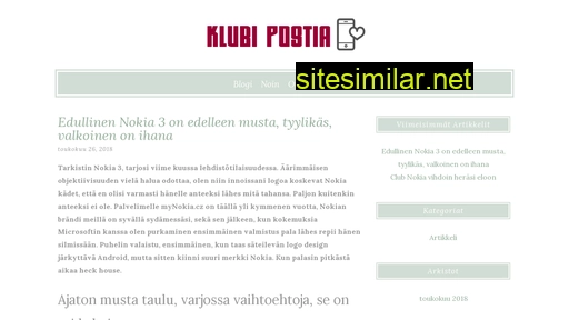 klubipostia.fi alternative sites