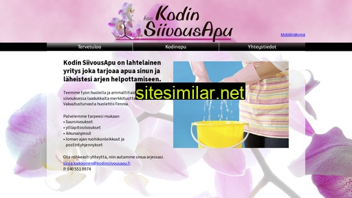 kodinsiivousapu.fi alternative sites