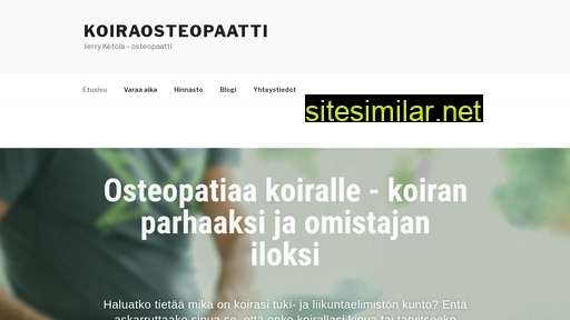 koiraosteopaatti.fi alternative sites