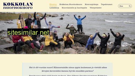 kokkolannuorisokuoro.fi alternative sites