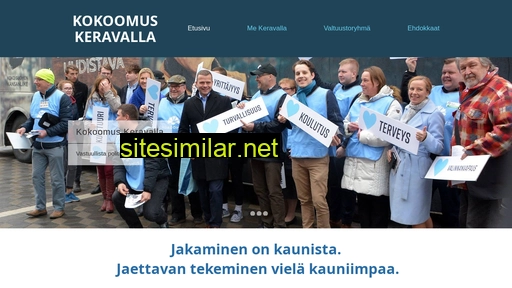 kokoomuskeravalla.fi alternative sites