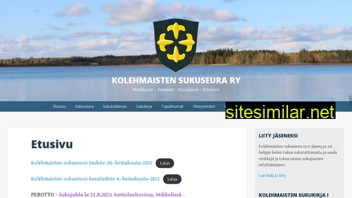 kolehmaistensukuseura.fi alternative sites