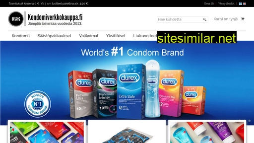 Kondomiverkkokauppa similar sites