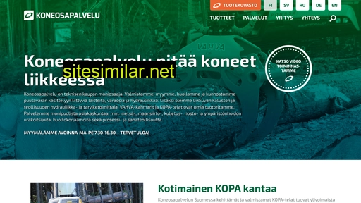 koneosapalvelu.fi alternative sites