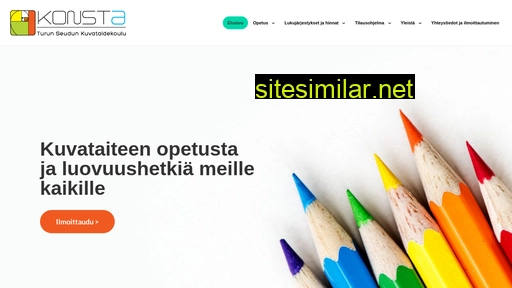 konstakuvataidekoulu.fi alternative sites