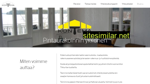 kontema.fi alternative sites
