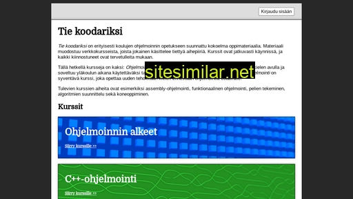 koodariksi.fi alternative sites