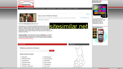 korjaamot.fi alternative sites