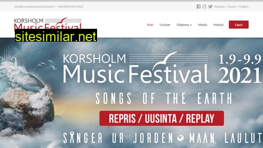 korsholmmusicfestival.fi alternative sites