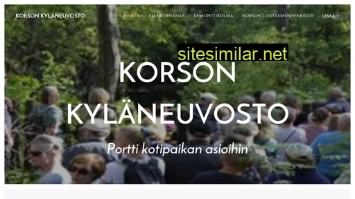 korsonkylaneuvosto.fi alternative sites