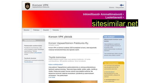 korsonvpk.fi alternative sites
