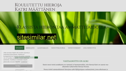 koulutettuhierojakatri.fi alternative sites